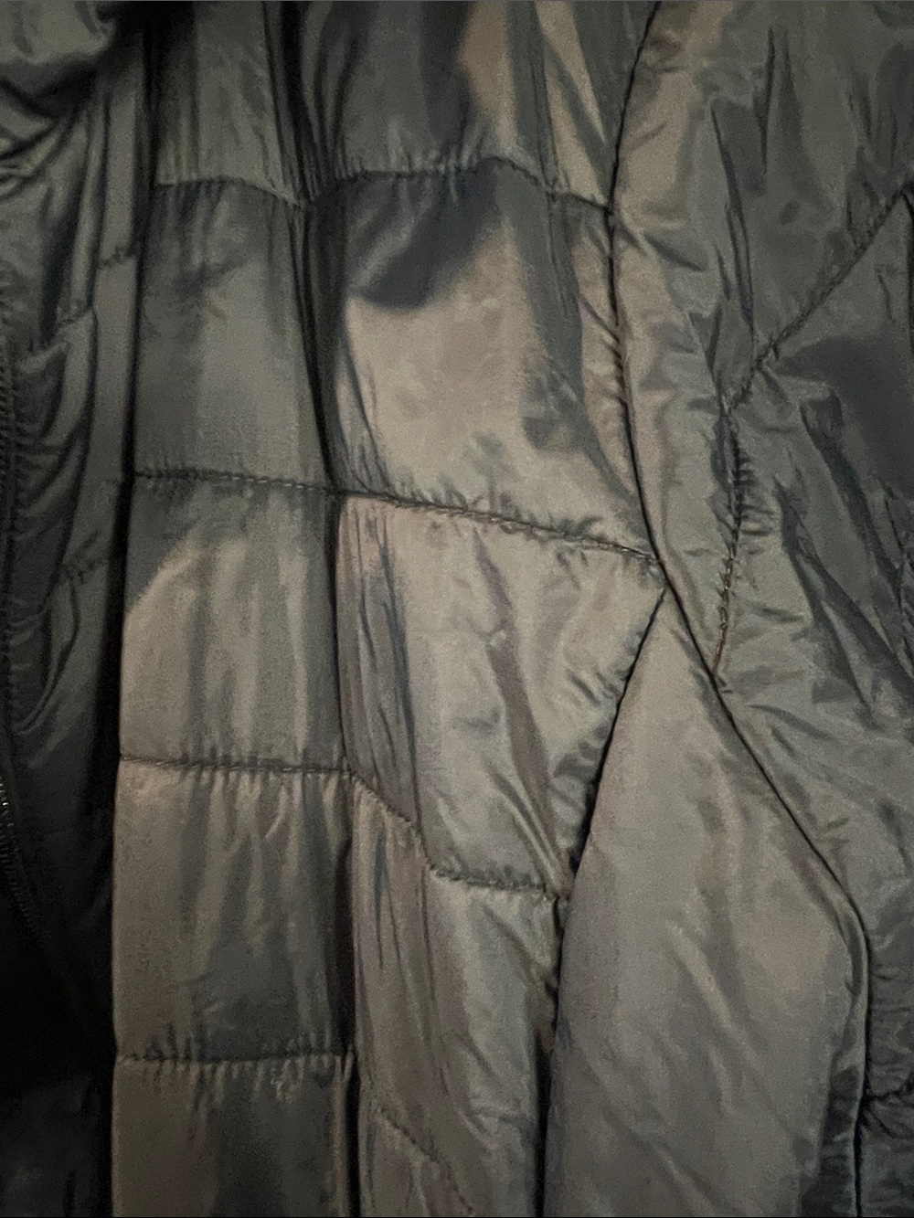 torrid Black Quilted Hooded Lightweight Jacket - Picture 4 of 9